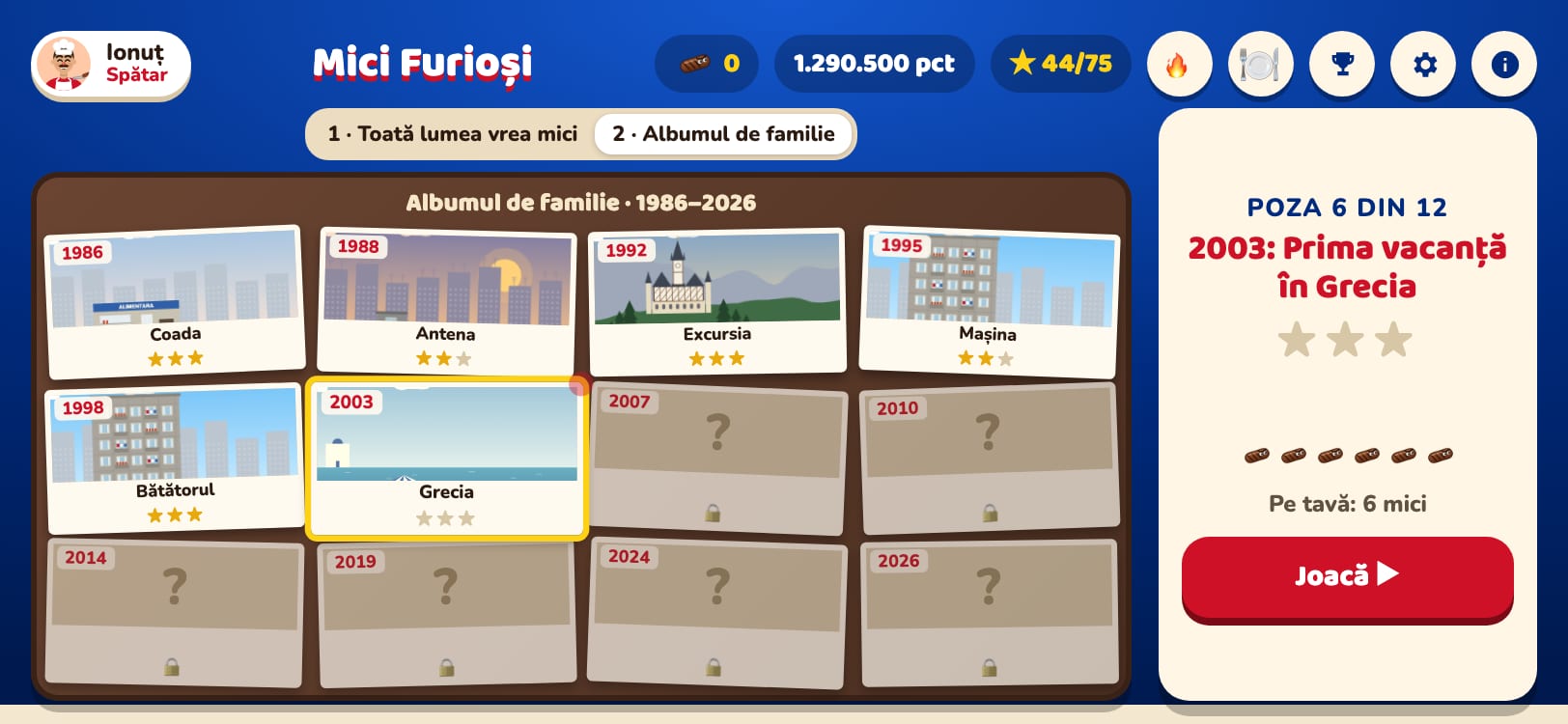 Albumul de familie: câte o poză pe nivel, din 1986 până în 2025